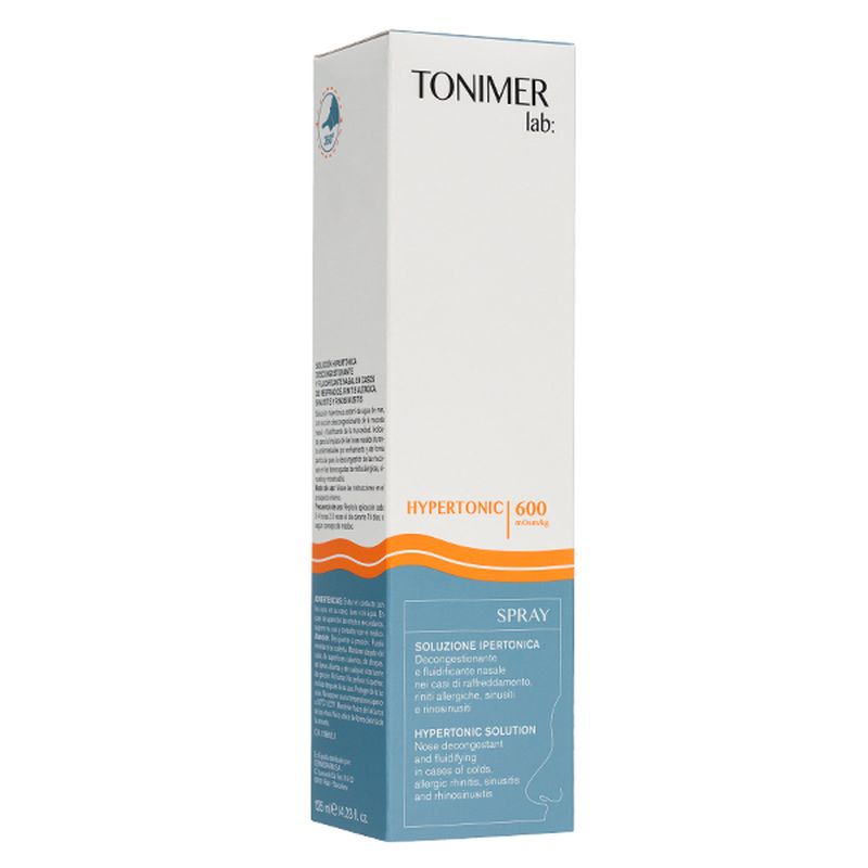Spray nazal hipertonic 600 MOSM/KG, Tonimer | 125 ml
