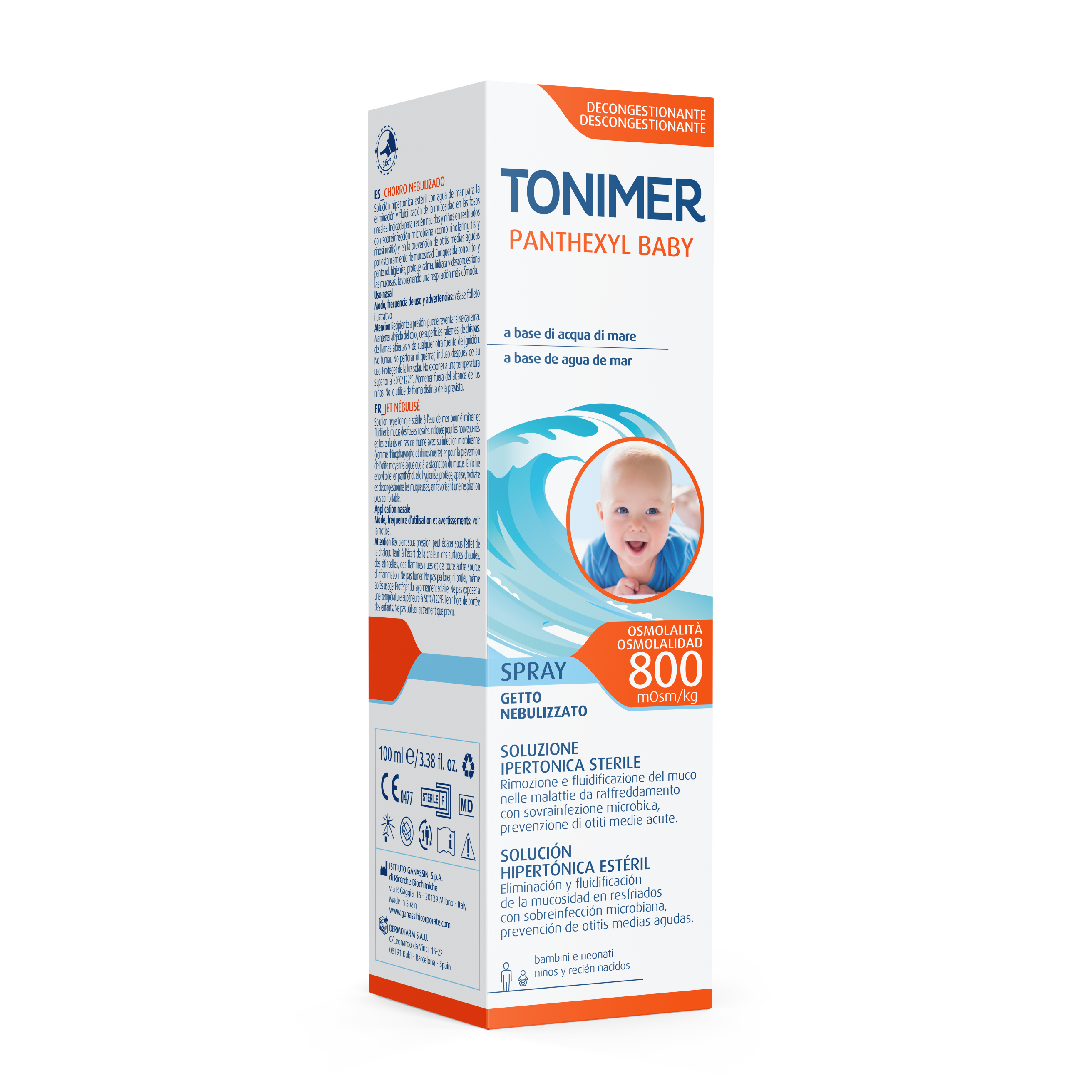 Spray nazal hipertonic pentru copii, Panthexyl Baby, 100 ml, Tonimer