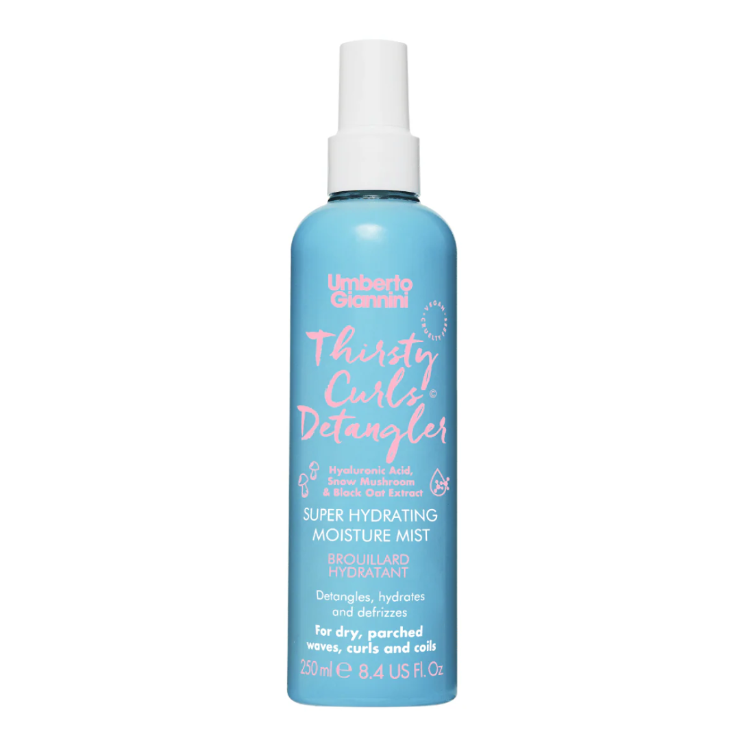 Spray pentru hidratare profunda si definirea buclelor Thirsty Curls Detangler, 250 ml, Umberto Giannini