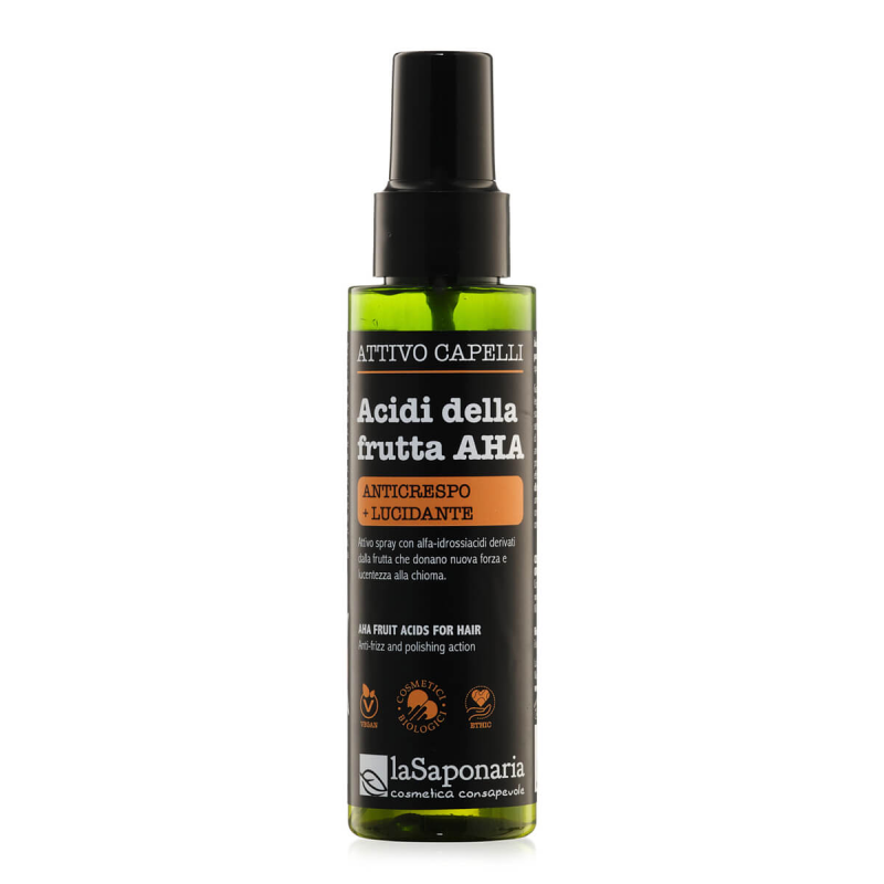 Spray pentru par cu acizi din fructe AHA, 100ml, La Saponaria