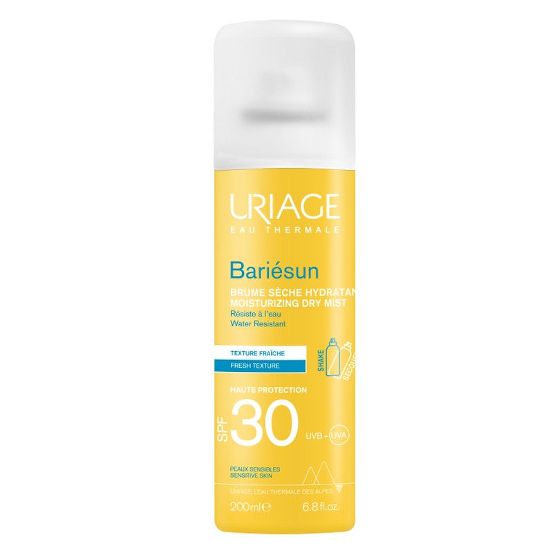 Spray uscat pentru protectie solara cu SPF 30 Bariesun, Uriage | 200 ml