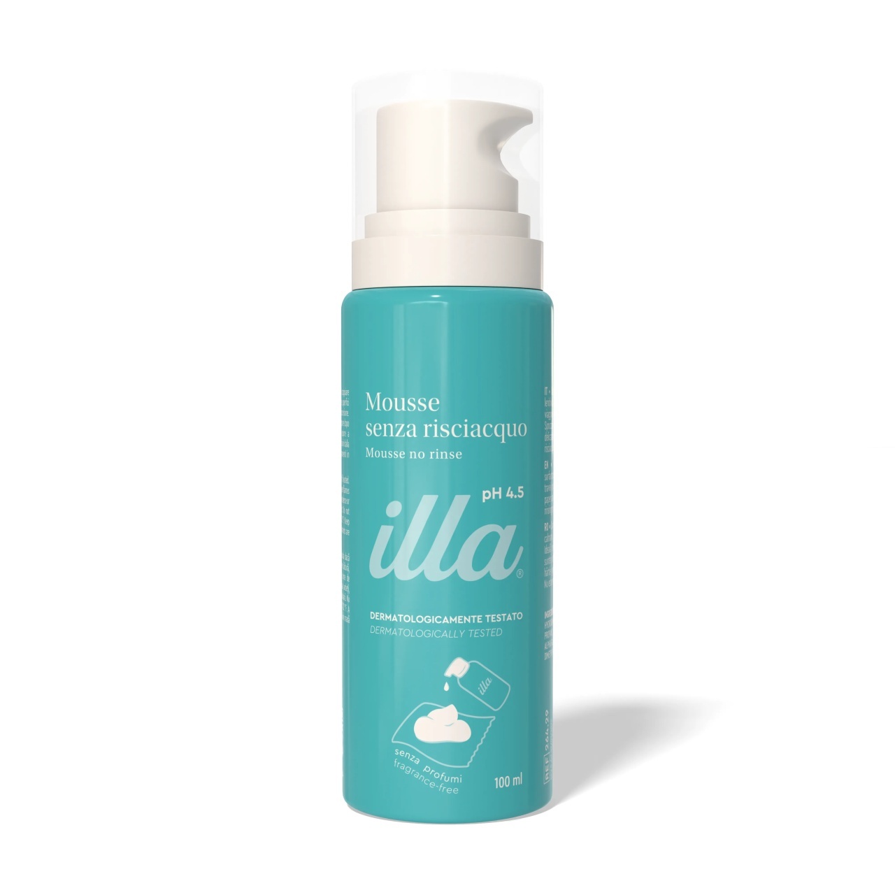 Spuma curatare inima fara clatire, 100ml, Illa