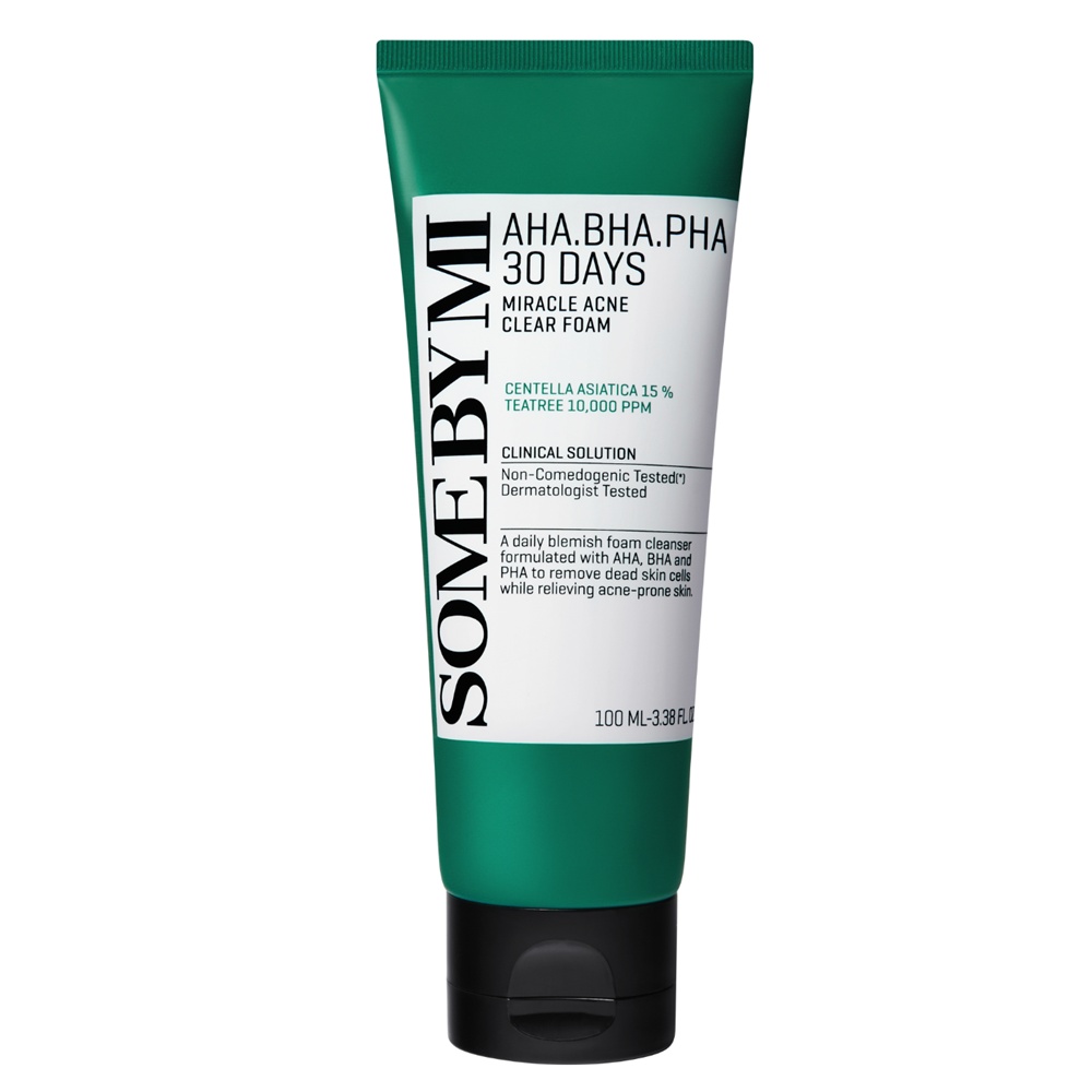 Spuma de curatare cu AHA BHA PHA 30 Days Miracle, 100 ml, Some By Mi