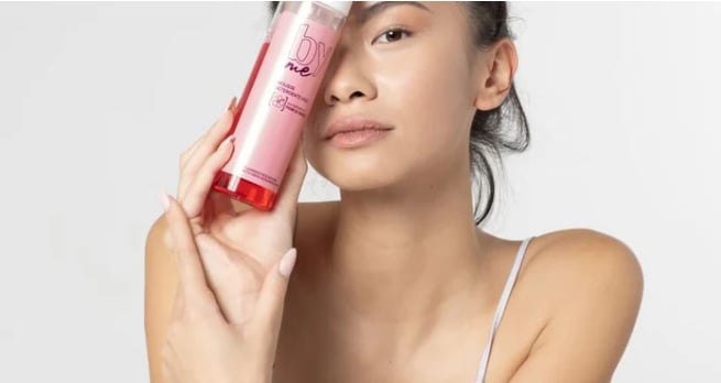 Spuma de curatare cu extract de flori de hibiscus si Fitocolagen, 200ML - poza 5