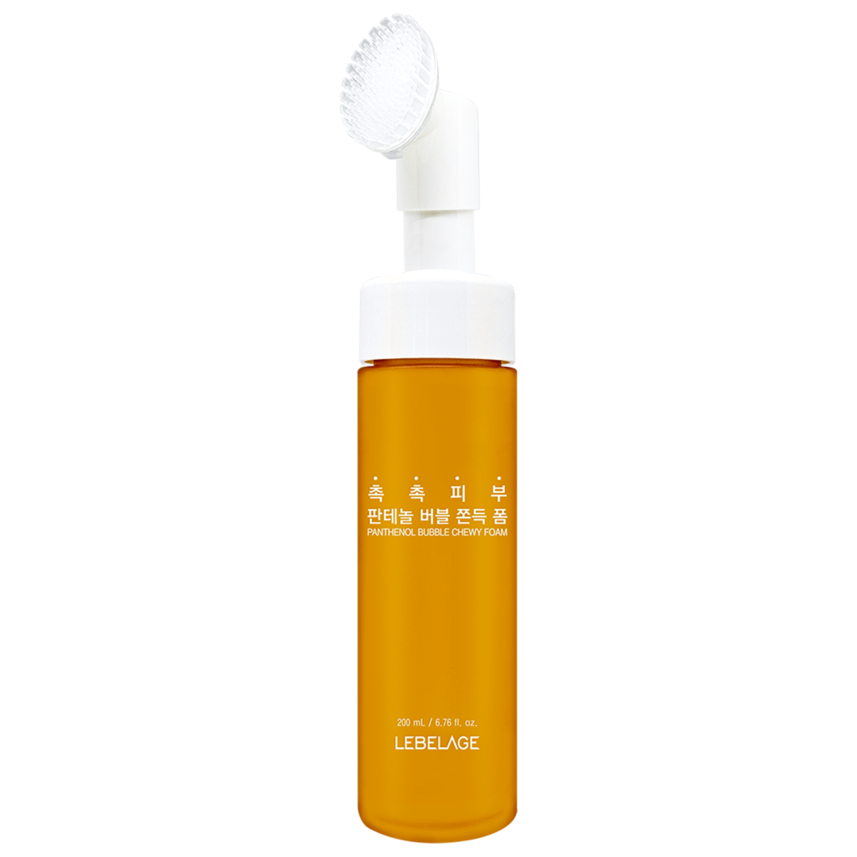 Spuma de curatare cu Panthenol si perie din silicon, 200ml, Lebelage