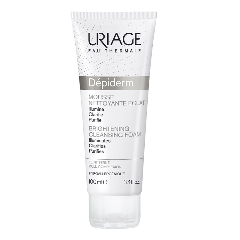 Spuma de curatare depigmentanta pentru ten tern Depiderm, 100ml, Uriage
