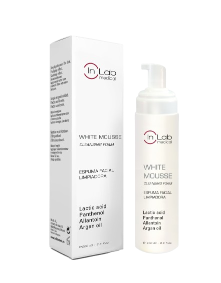 Spuma de curatare White Mousse, 200ml, InLab Medical