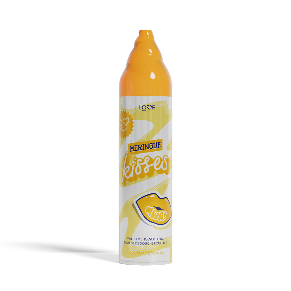 Spuma de dus Meringue Kisses, 250ml, I Love Cosmetics