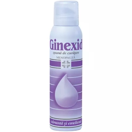 Spuma Ginexid pentru igiena intima la menopauza, 150ml, Naturpharma