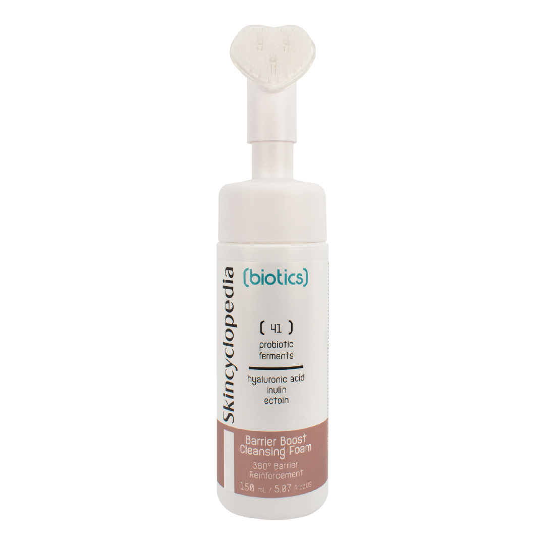 Spuma pentru curatarea fetei cu ectoina si inulina Biotics, 150 ml, Skincyclopedia