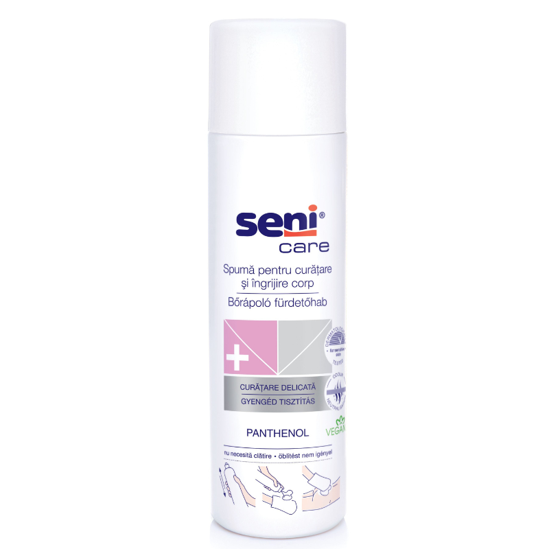 Spuma pentru curatarea si ingrijirea pielii SENI CARE, TMZO | 500 ml