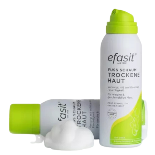 Spuma pentru picioare, piele uscata, Efasit | 125 ml