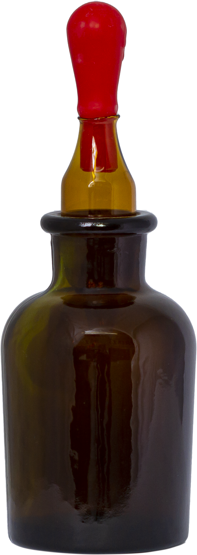 Sticla picuratoare bruna, cu silf si dop din sticla, 50ml, 10buc