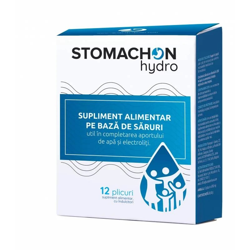Stomachon Hydro, 12 plicuri, Naturpharma