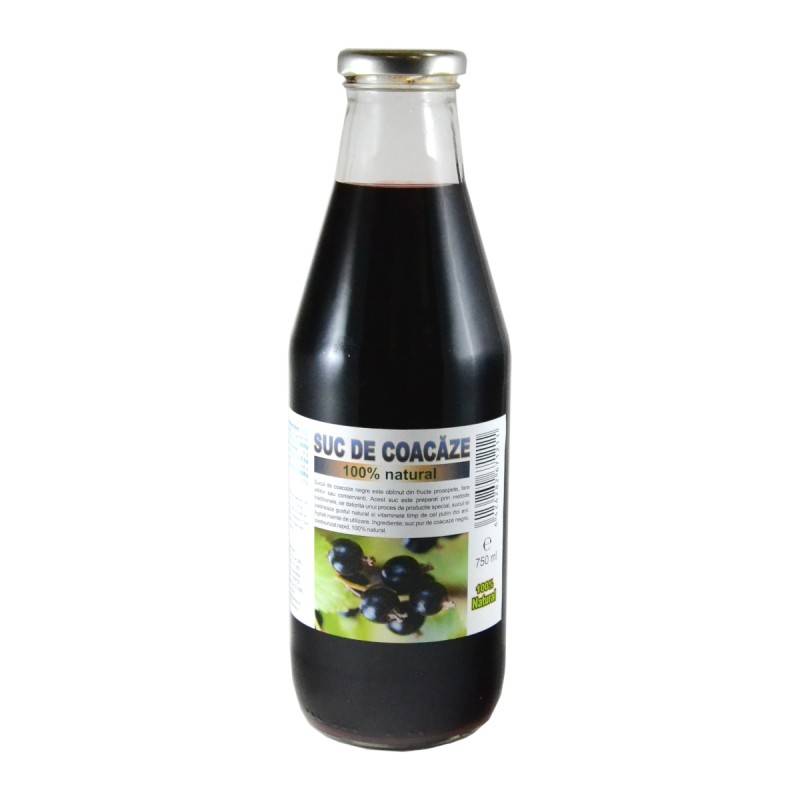 Suc de coacaze negre 100% 750ml, Deco Italia - poza 1