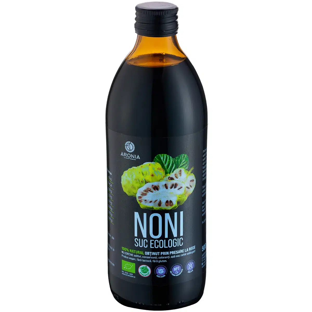 Suc de noni 100% natural eco, 500ml, Aronia Charlottenburg