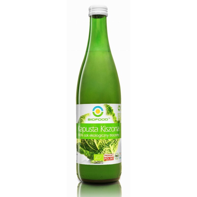 Suc de varza lactofermentata bio 500ml Biofood