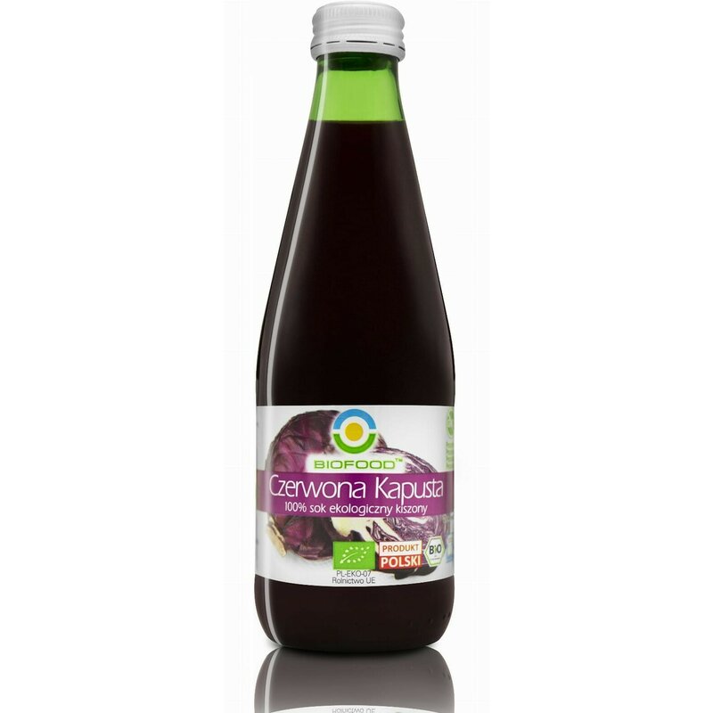 Suc de varza rosie lactofermentata bio 300ml Biofood