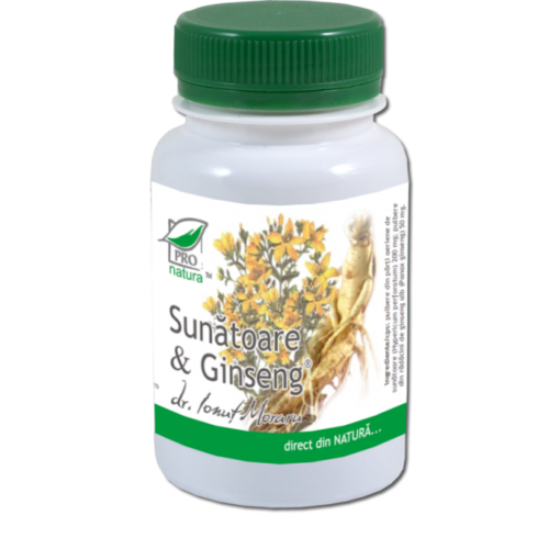 Sunatoare si Ginseng, 150 capsule, Pro Natura