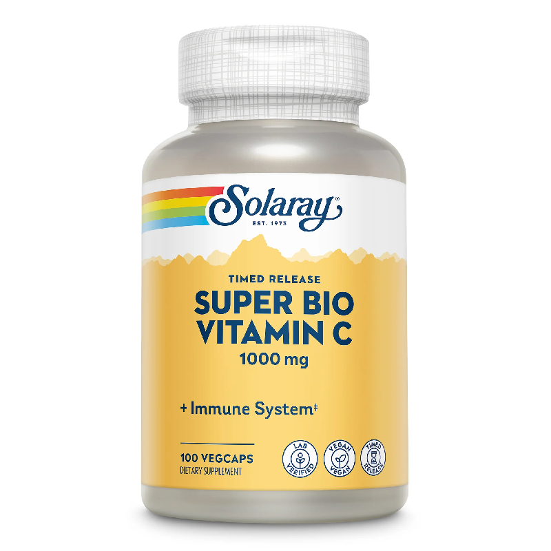 Super Bio Vitamina C Solaray, 100 capsule, Secom