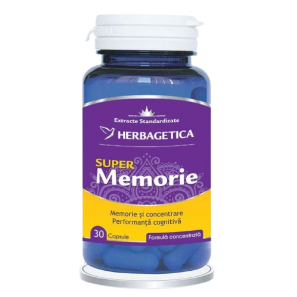 Super Memorie, Herbagetica | 30 capsule