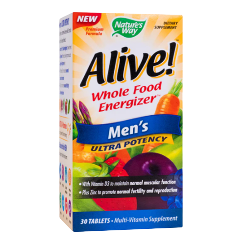 Supliment alimentar Alive! Men’s Ultra Nature's Way, 30 tablete, Secom