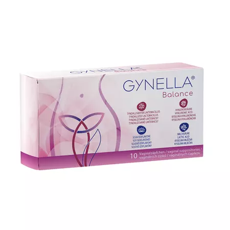Supozitoare vaginale Gynella Balance, Heaton | 10 bucati