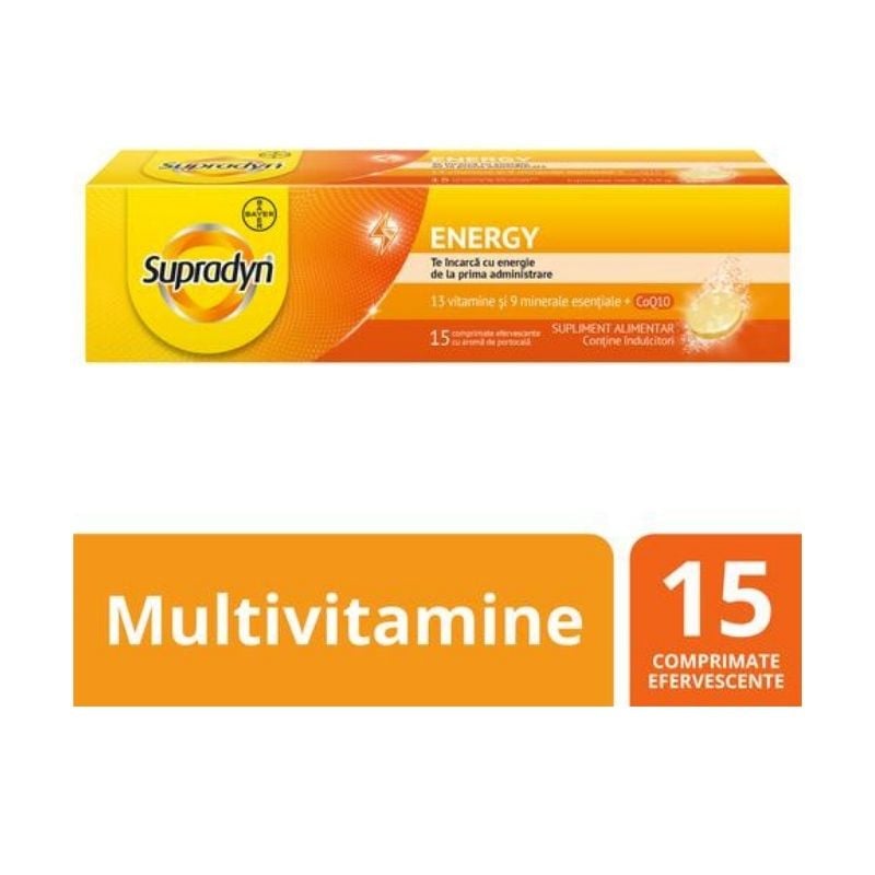 Supradyn Energy, 15 comprimate, Bayer
