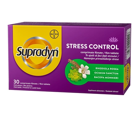 Supradyn Stress Control, Bayer | 30 comprimate filmate