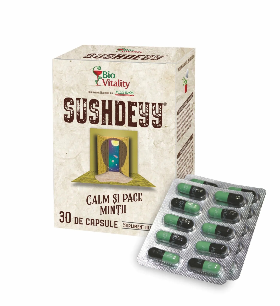 Sushdeyy Calm si pace mintii, 30 capsule, Bio Vitality