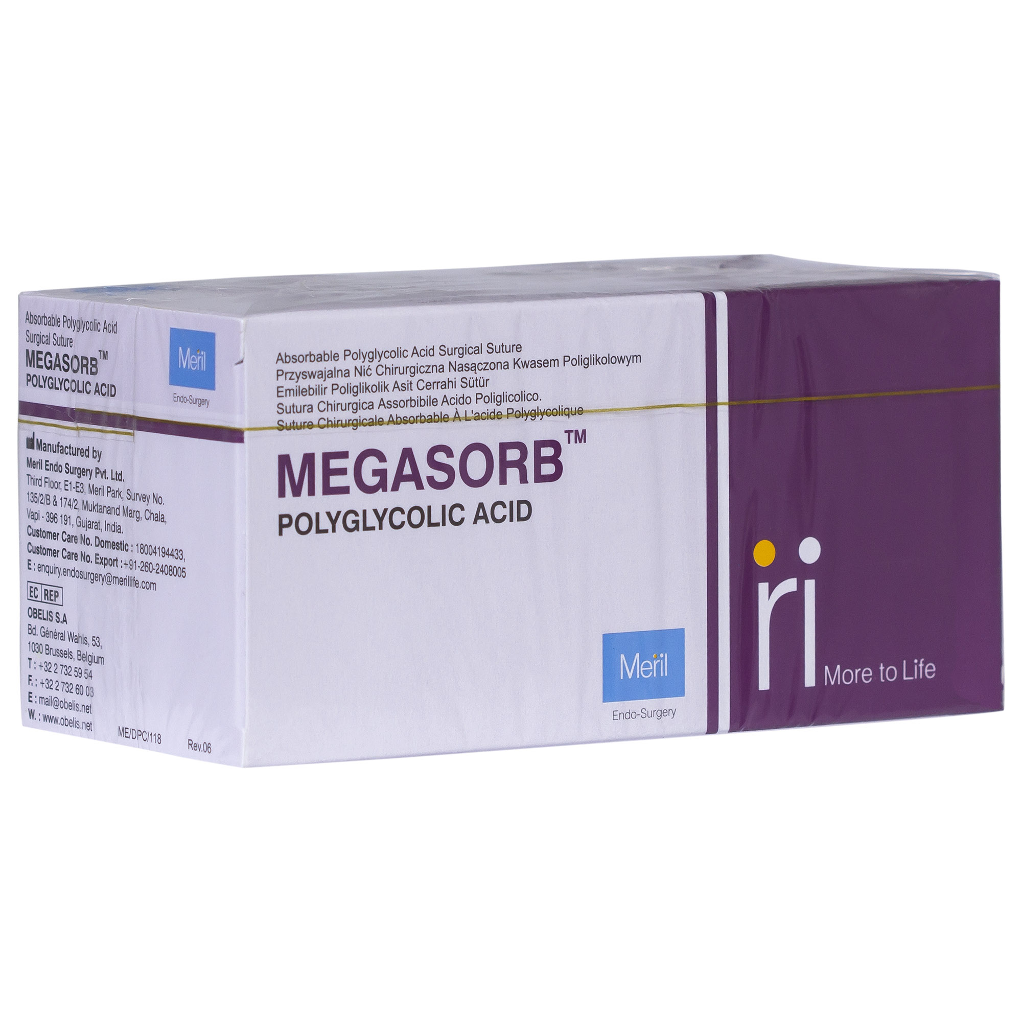 Sutura chirurgicala acid poliglicolic 75cm ac rotund 1/2 30mm USP 2/0
