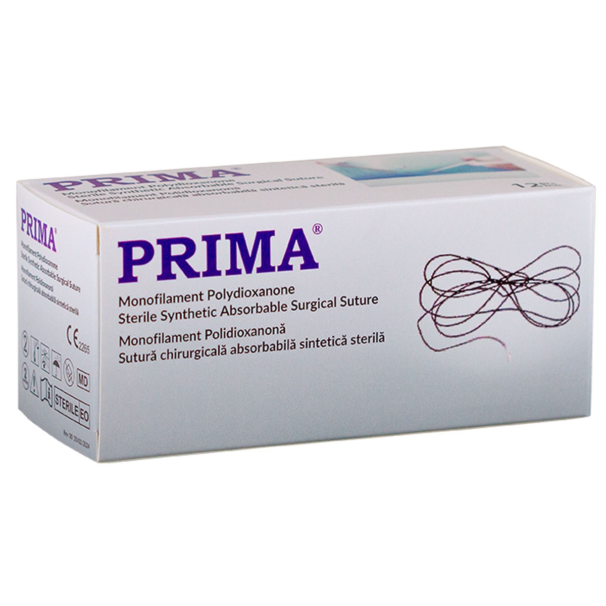 Sutura chirurgicala polidioxanona PRIMA 75cm ac varf triunghiular 1/2 36mm USP 3/0
