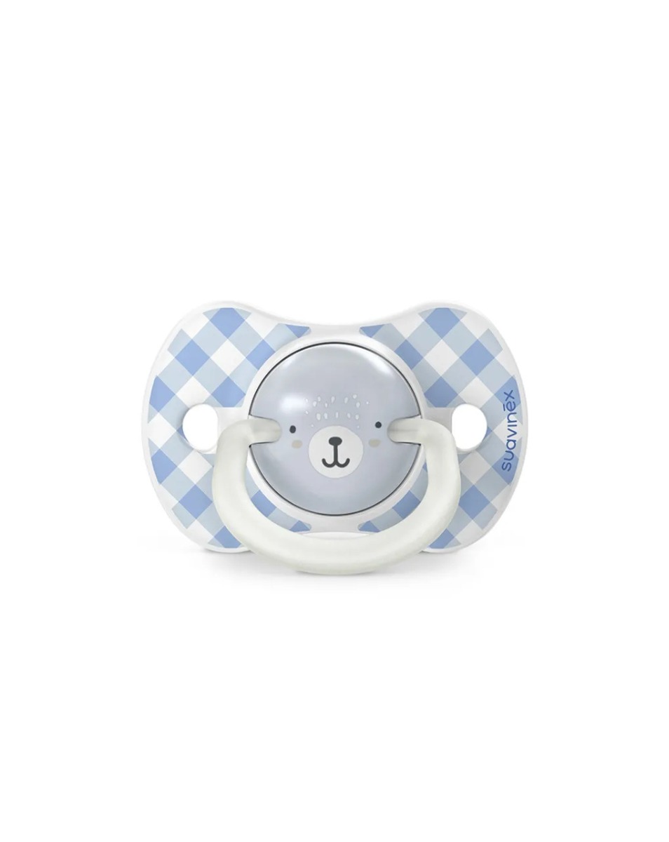 Suzeta fiziologica SX Pro pentru 0 - 6 luni Albastru Wild & Free, 2 bucati, Suavinex