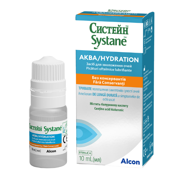 Systane Hydration picaturi oftalmice fara conservanti, Alcon | 10 ml