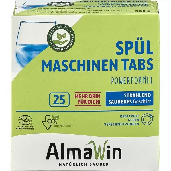 Tablete bio pentru masina de spalat vase, 25buc, AlmaWin