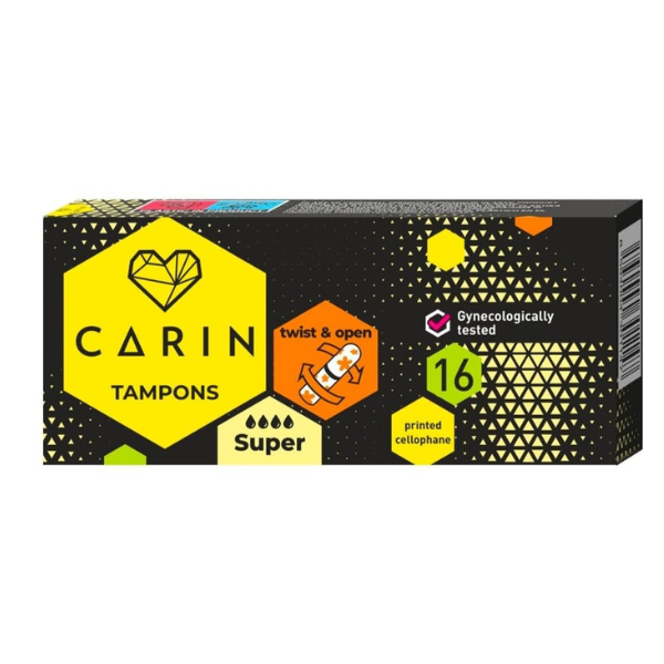 Tampoane Carin Super, Fide | 16 buc