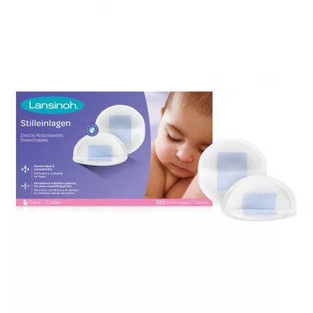 Tampoane pentru san, 100 bucati, Lansinoh