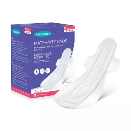Tampoane postnatale ultra absorbante L, 10 bucati, Lansinoh