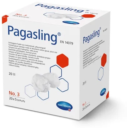 Tampoane sterile din tifon Pagasling, nr. 3, 18 bucati, Hartmann