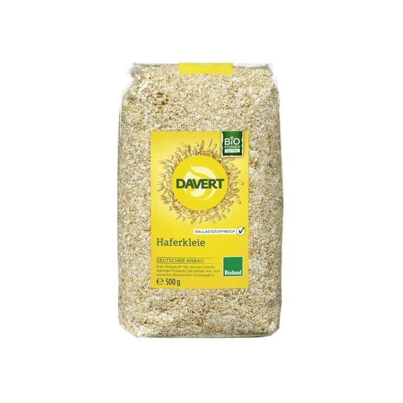 Tarate bio de ovaz, 500g, Davert