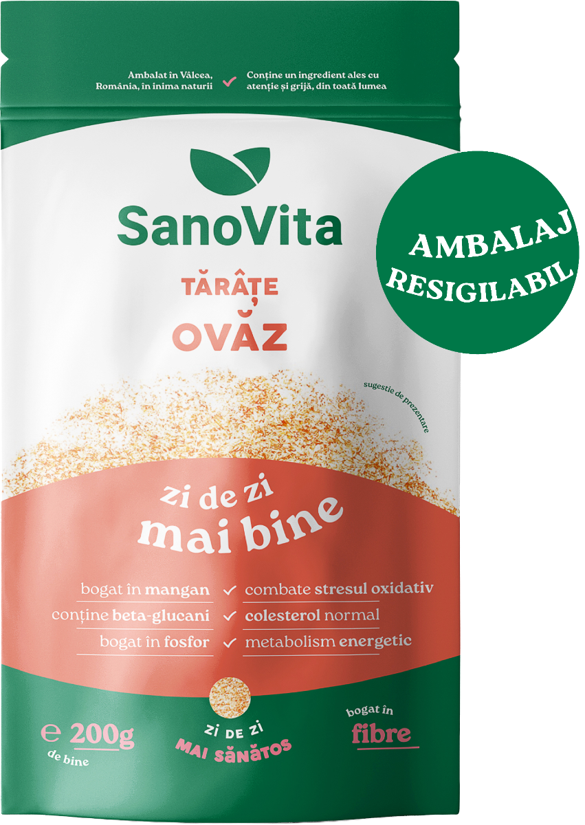 Tarate de ovaz, 200g, SanoVita