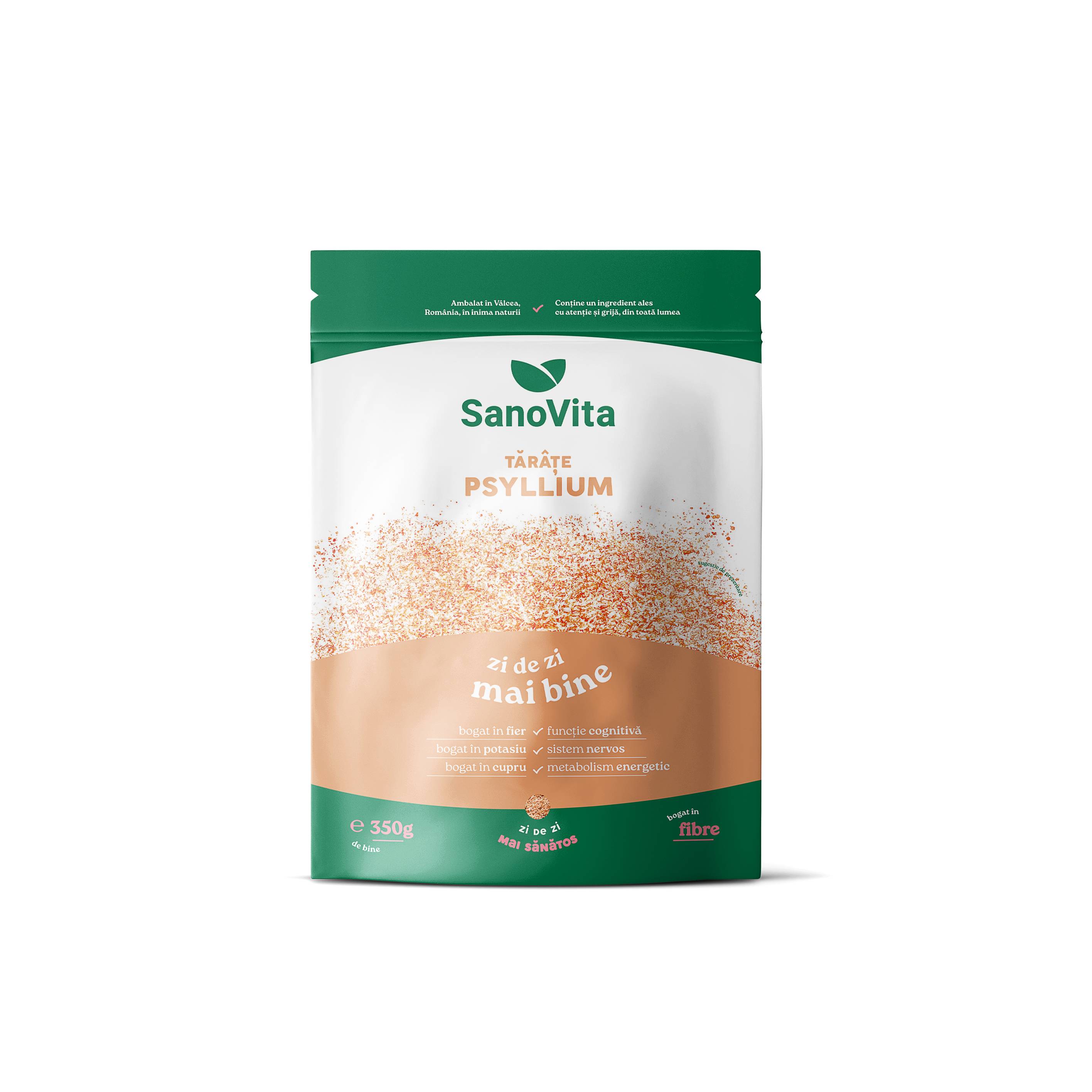 Tarate de psyllium 350g - Sano Vita - poza 1
