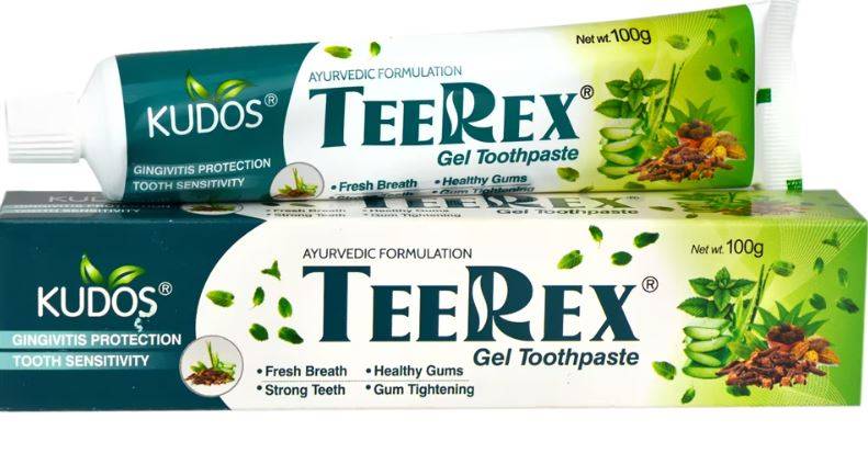 Teerex Gel de dinti Ayurvedic cu 18 plante 100g - Kudos