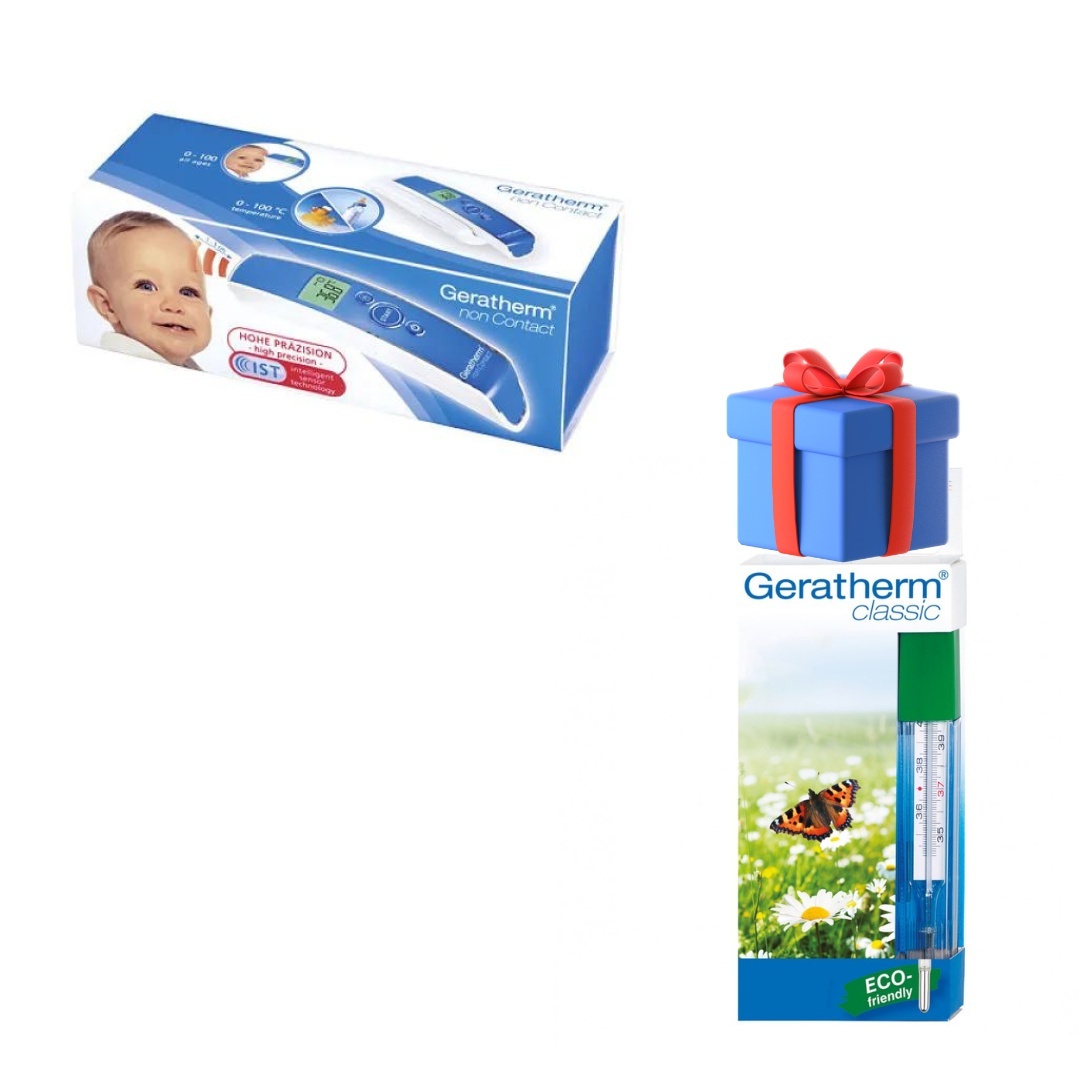 Termometru non contact+Termometru Classic cadou, Geratherm