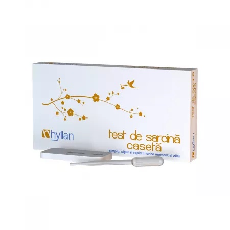 Test de sarcina, 1 test caseta , Hyllan