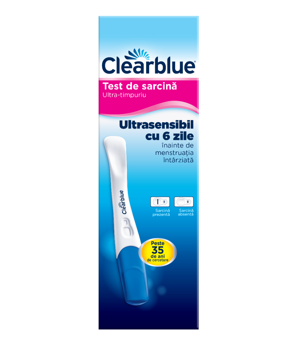 Test de sarcina ultra timpuriu, 1 bucata, Clearblue