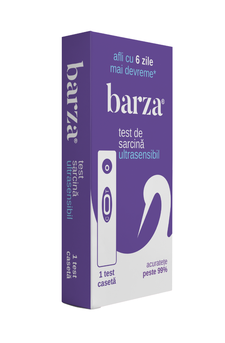 Test de sarcina ultrasensibil caseta, 1 bucata, Barza