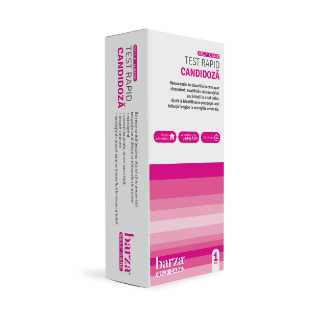 Test rapid depistare candidoza Barza, 1 bucata, Self Care