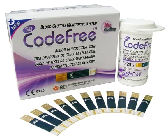 Teste de glicemie, 50 bucati, CodeFree