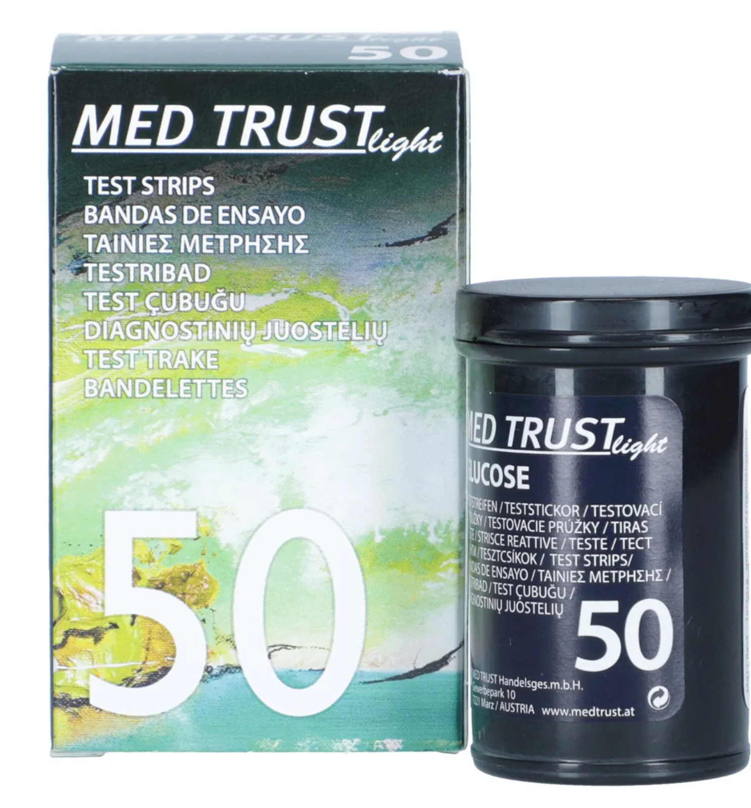 Teste de glicemie Wellion Calla Light, Med Trust | 50 buc